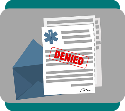 Denied claim illustration